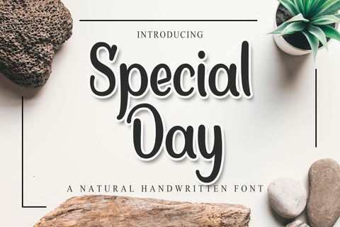 Special Day Font love script 