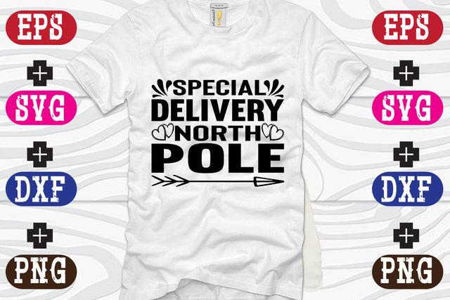 Special Delivery North Pole SVG Nurstore 