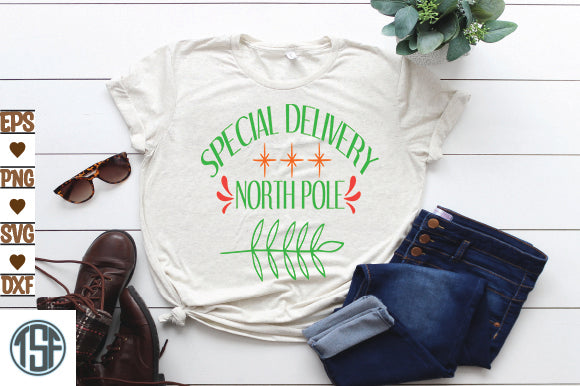 Special Delivery North Pole SVG thesvgfactory 