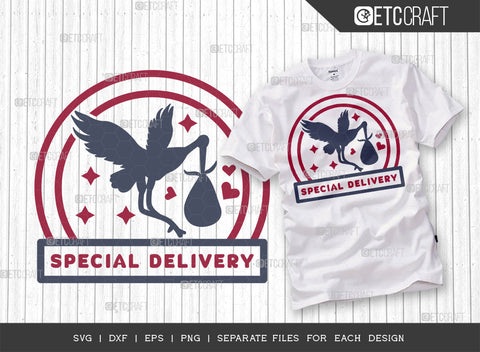 Special Delivery SVG Bundle | Pregnant Mom Svg | Newborn Svg | Cute Baby Svg | Baby Quotes | ETC T00094 SVG ETC Craft 