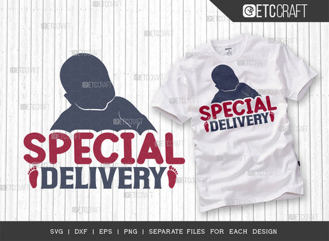 Special Delivery SVG Bundle | Pregnant Mom Svg | Newborn Svg | Cute Baby Svg | Baby Quotes | ETC T00094 SVG ETC Craft 