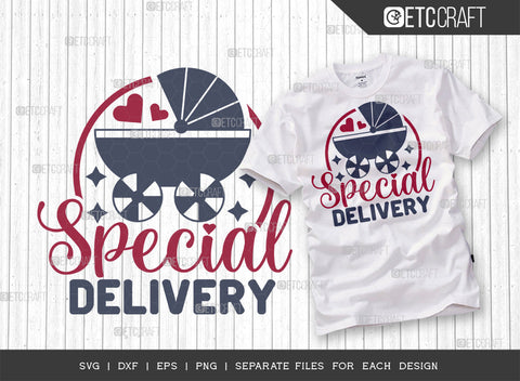 Special Delivery SVG Bundle | Pregnant Mom Svg | Newborn Svg | Cute Baby Svg | Baby Quotes | ETC T00094 SVG ETC Craft 