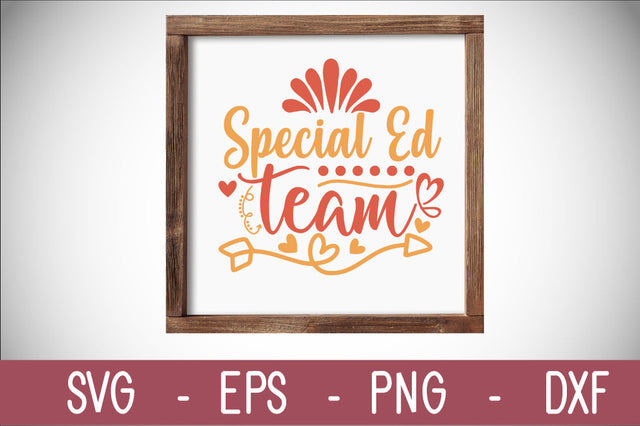 special ed team SVG cut file SVG Svgcraft 
