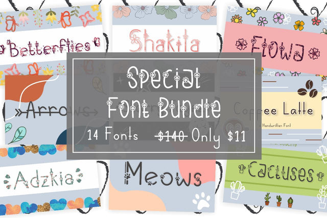 Special Font Bundle Font Aisyah 