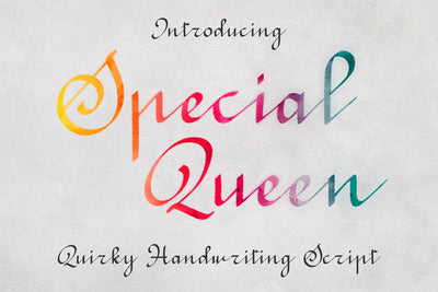 Special Queen Font Abo Daniel Studio 