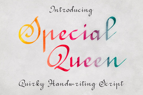 Special Queen Font Abo Daniel Studio 