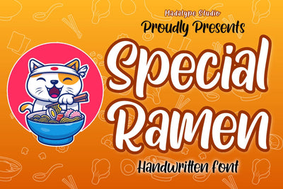 Special Ramen Font Madatype Studio 