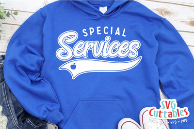 Special Services svg - Teacher Cut File - Occupation - Swoosh - svg - dxf - eps - png - Cut File - Silhouette - Cricut - Digital Download SVG Svg Cuttables 