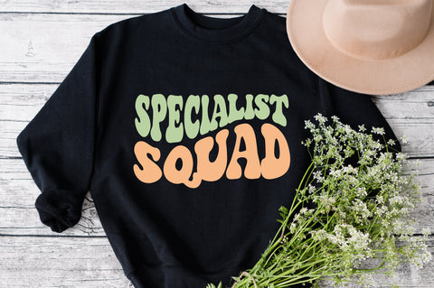 Specialist squad svg wavy style svg, EPS PNG Cricut Instant Download SVG Fauz 