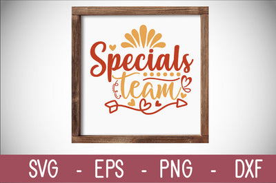 specials team SVG cut file SVG Svgcraft 