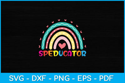 Speducator Special Education Teacher Svg Design SVG artprintfile 