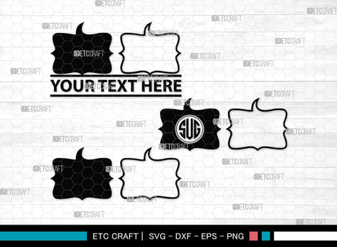 Speech Bubbles Monogram, Speech Bubbles Silhouette, Speech Bubbles SVG, Text Bubble Svg, Word Bubble Svg, Thought Bubbles Svg, Talk Bubble Svg, SB00446 SVG ETC Craft 