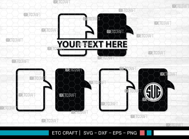 Speech Bubbles Monogram, Speech Bubbles Silhouette, Speech Bubbles SVG, Text Bubble Svg, Word Bubble Svg, Thought Bubbles Svg, Talk Bubble Svg, SB00446 SVG ETC Craft 