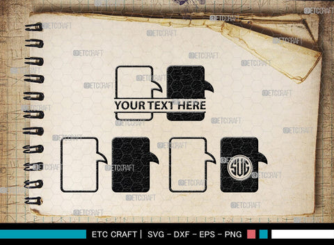 Speech Bubbles Monogram, Speech Bubbles Silhouette, Speech Bubbles SVG, Text Bubble Svg, Word Bubble Svg, Thought Bubbles Svg, Talk Bubble Svg, SB00446 SVG ETC Craft 