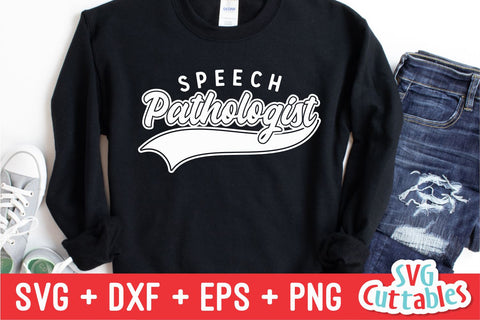 Speech Pathologist svg - Cut File - Occupation - Swoosh - svg - dxf - eps - png - Cut File - Silhouette - Cricut - Digital Download SVG Svg Cuttables 