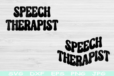 Speech Therapist Svg Dxf Png Cut Files, Speech Therapy Svg, Speech Pathologist Svg Files For Cricut, Therapist Shirt Svg Silhouette Designs SVG TiffsCraftyCreations 