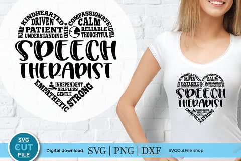 Speech therapist svg SVG SVG Cut File 
