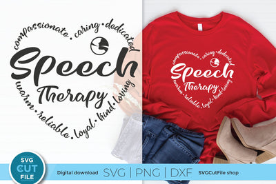Speech therapy svg, a Speech therapist svg for Cricut SVG SVG Cut File 