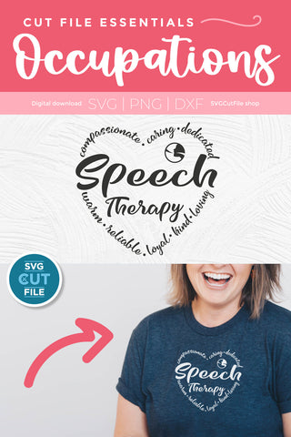 Speech therapy svg, a Speech therapist svg for Cricut SVG SVG Cut File 
