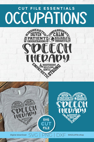 Speech therapy svg subway art SVG SVG Cut File 