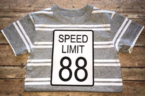 Speed Limit 88 Sign Applique Embroidery Embroidery/Applique Designed by Geeks 