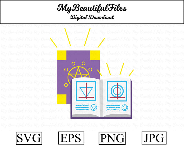 spellbook - halloween SVG MyBeautifulFiles 