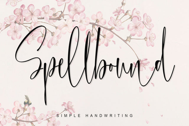 Spellbound Font Stefani Letter 