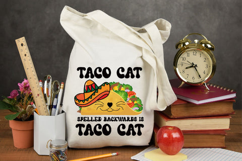 Spelled Backwards is Taco Cat Tacocat Sublimation Rupkotha 