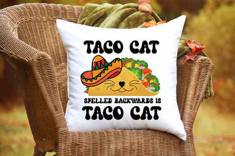 Spelled Backwards is Taco Cat Tacocat Sublimation Rupkotha 