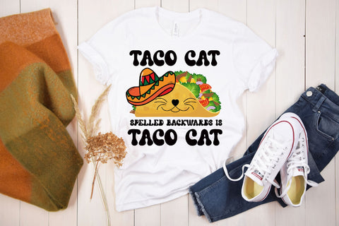 Spelled Backwards is Taco Cat Tacocat Sublimation Rupkotha 