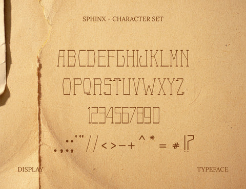 Sphinx Elegant Display Font Font inferno.studio3 