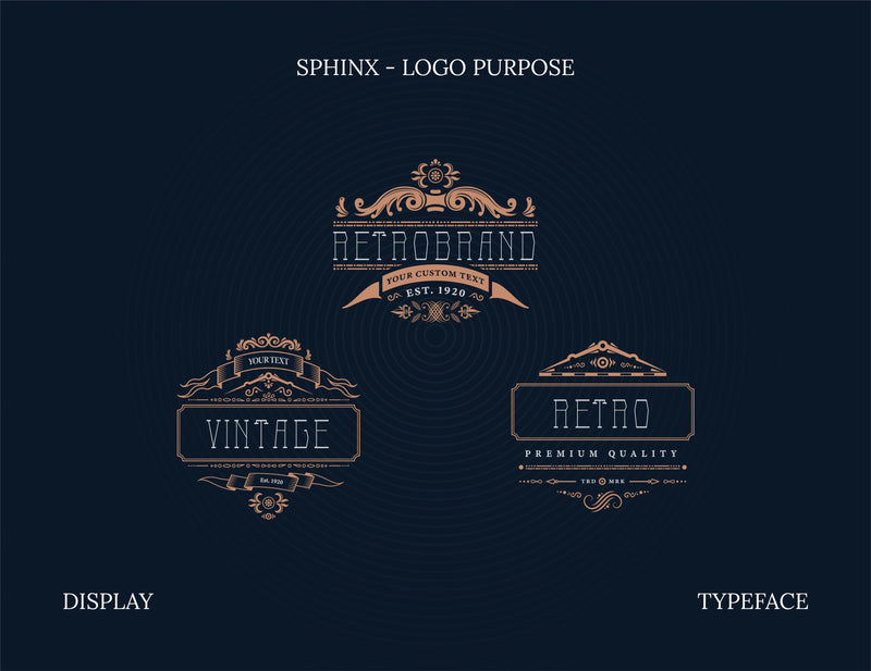 Sphinx Elegant Display Font - So Fontsy