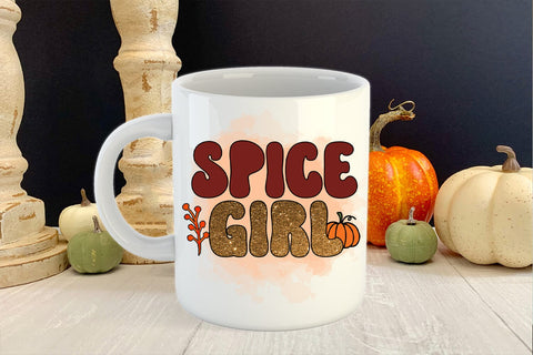 Spice Girl PNG I Fall Sublimation I Autumn Sublimation PNG Sublimation Happy Printables Club 