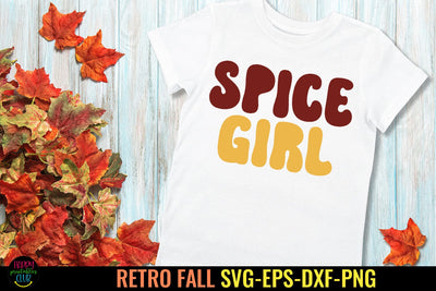Spice Girl SVG I Retro Fall SVG I Autumn SVG I Groovy Fall SVG Happy Printables Club 