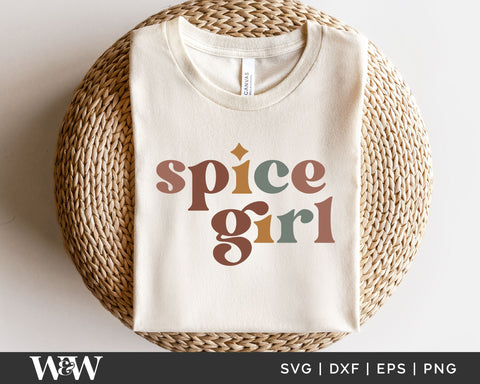 Spice Girl SVG | Retro Fall Shirt SVG SVG Wood And Walt 