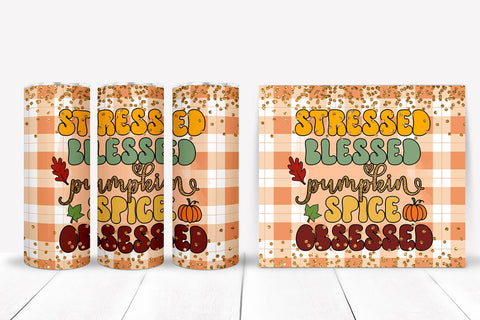 Spice Girl Tumbler Sublimation Wrap I Fall Tumbler Wrap PNG Sublimation Happy Printables Club 