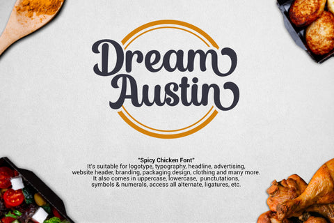 Spicy Chicken Font Holydie Studio 