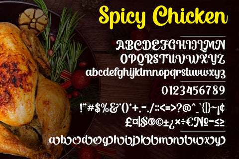 Spicy Chicken Font Holydie Studio 
