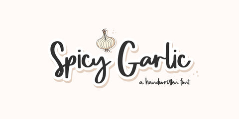 Spicy Garlic Font Allouse.Studio 