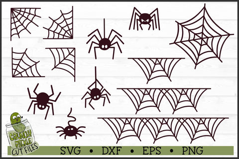 Spider and Webs SVG Bundle SVG Crunchy Pickle 
