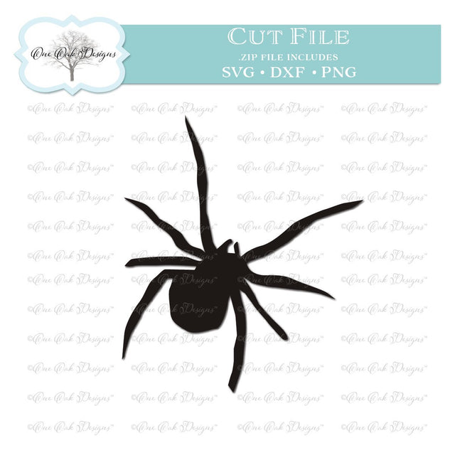 Spider Cut File SVG One Oak Designs 