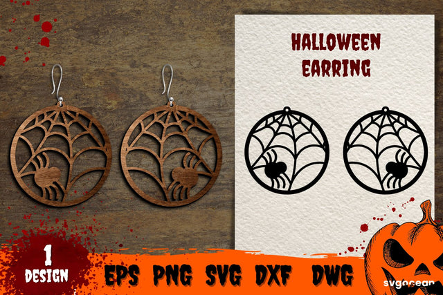 Spider Earrings | Glowforge | Jewelry SVG SvgOcean 