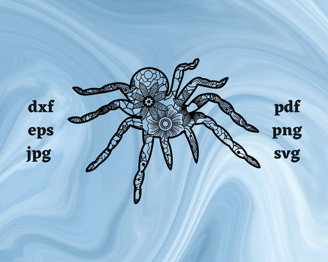 Spider Mandala SVG Cut File SVG Northern Light SVG 