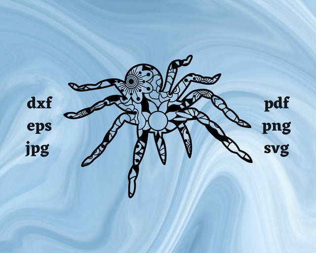 Spider Mandala SVG Cut File SVG Northern Light SVG 