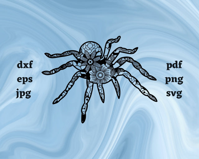 Spider Mandala SVG Cut File SVG Northern Light SVG 