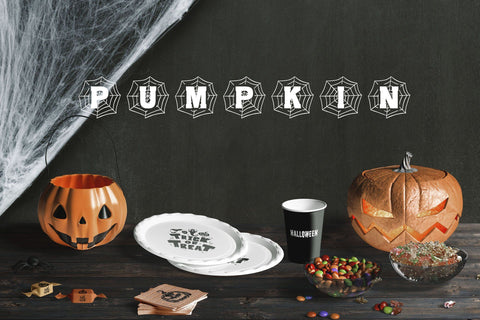 Spider Monogram Halloween Font Font ampersand 