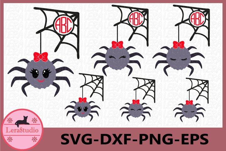 Spider Monogram SVG - So Fontsy