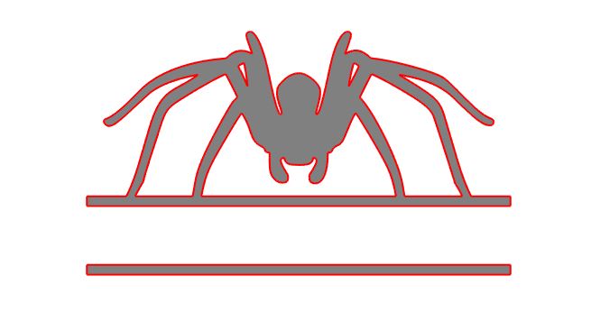 Spider SVG | Halloween Monogram SVG| nameplate svg | spider name svg ...