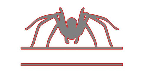 Spider SVG | Halloween Monogram SVG SVG Friendly Henry 
