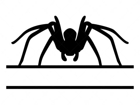 Spider SVG | Halloween Monogram SVG SVG Friendly Henry 